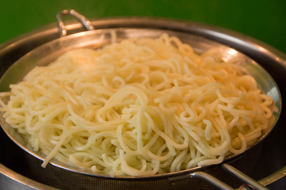Cooked noodles